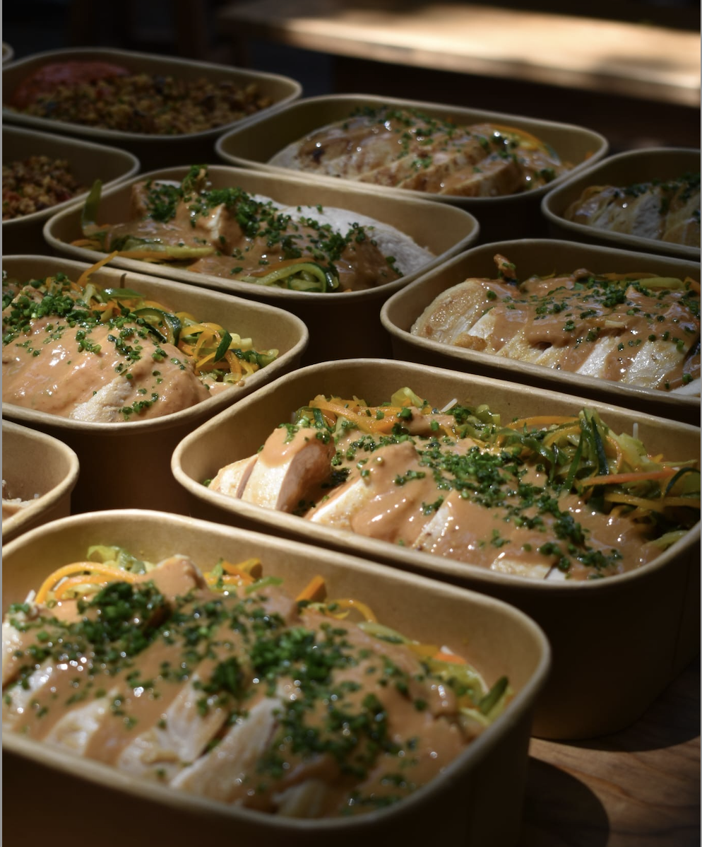 Horta meal containers ready for delivery